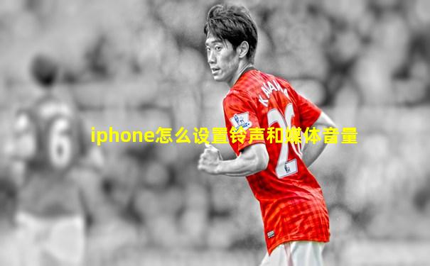 iphone怎么设置铃声和媒体音量