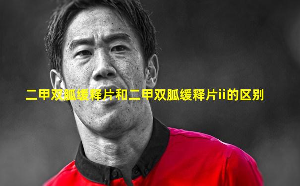 二甲双胍缓释片和二甲双胍缓释片ii的区别