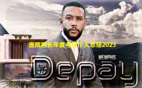 医院院长年度考核个人总结2023