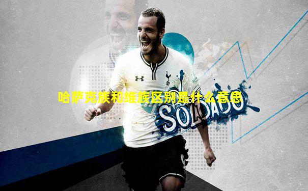 哈萨克族和维族区别是什么意思