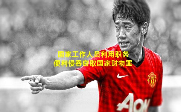 国家工作人员利用职务便利侵吞窃取国家财物罪