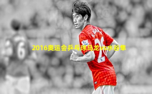2016奥运会乒乓球马龙vs水谷隼
